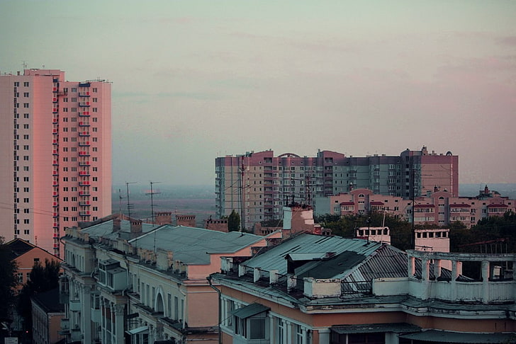 ville, Russie, Fond d'écran HD