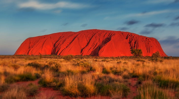 Tierra, Uluru, Australia, Ayers Rock, Parque Nacional, Naturaleza, Roca, Arenisca, Uluru-Kata Tjuta National Park, Fondo de pantalla HD
