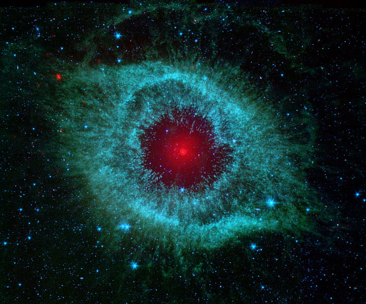 nebulosa, lumaca, spitzer, infrarossi, elica, Sfondo HD