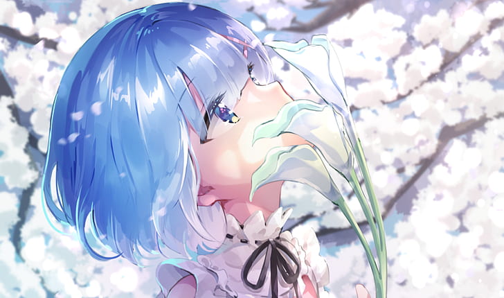 Anime, Re: ZERO -Starting Life in Another World-, Rem (Re: ZERO), Tapety HD