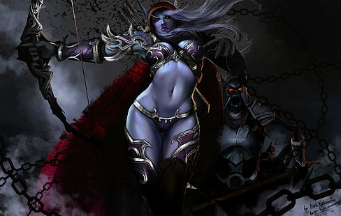 Warcraft, World Of Warcraft, Sylvanas Windrunner, Wallpaper HD HD wallpaper