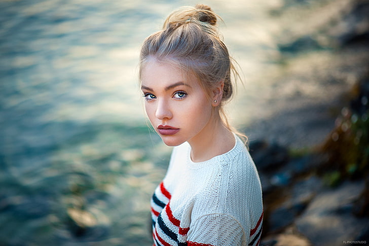 Anna Maradan, model, Lods Franck, blonde, women, HD wallpaper