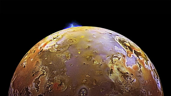 io, jupiter, måne, yta, solsystem, nasa, vulkaner, HD tapet HD wallpaper