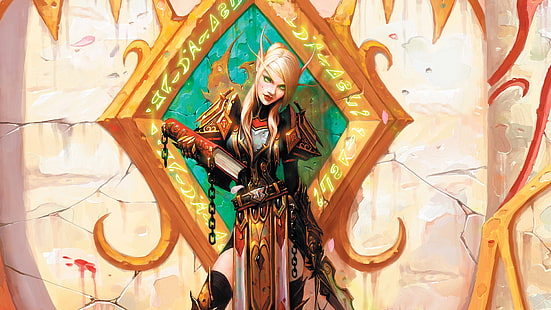 Kadınlar world of warcraft kan elf horde paladin 1920x1080 Video Oyunları World of Warcraft HD Sanat, kadınlar, world of warcraft, HD masaüstü duvar kağıdı HD wallpaper