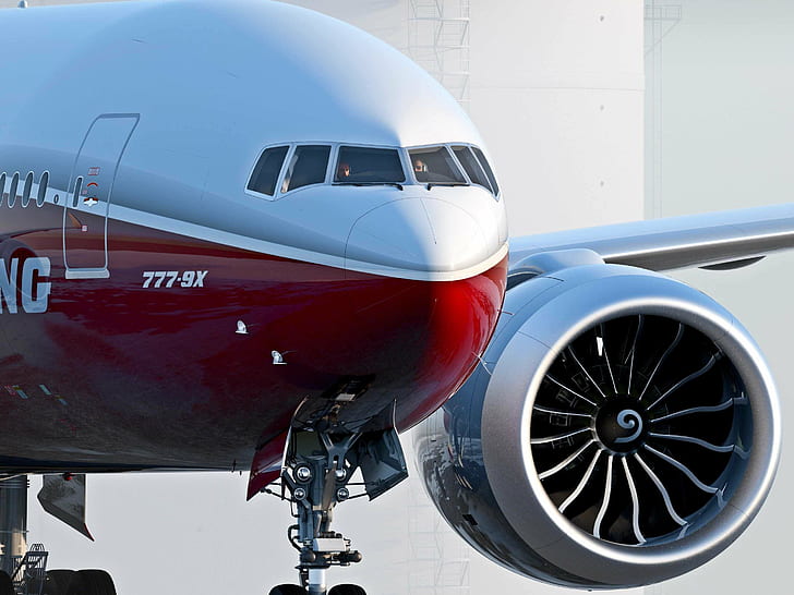 777, 777x, avión, avión, avión, boeing, jet, transporte, Fondo de pantalla HD