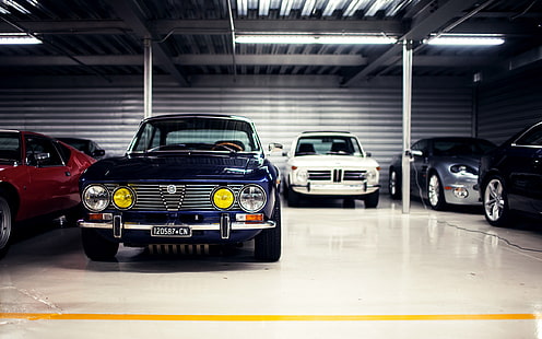 Alfa Romeo Classic Car Classic HD, รถคลาสสิกสีน้ำเงิน, รถยนต์, รถ, คลาสสิก, อัลฟ่า, โรมิโอ, วอลล์เปเปอร์ HD HD wallpaper