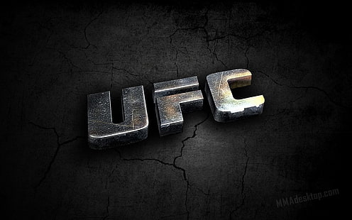 Schwarzer Hintergrund mit UFC-Text-Overlay, Sport, Mixed Martial Arts, Meisterschaft, MMA, Ultimate Fighting Championship, HD-Hintergrundbild HD wallpaper