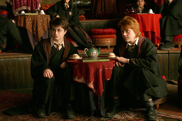 Harry Potter, Harry Potter and the Prisoner of Azkaban, Daniel Radcliffe, Ron Weasley, Rupert Grint, HD wallpaper