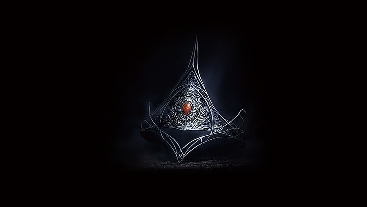 корона със сребърен цвят, Dark Souls II, корона, видео игри, Dark Souls, HD тапет