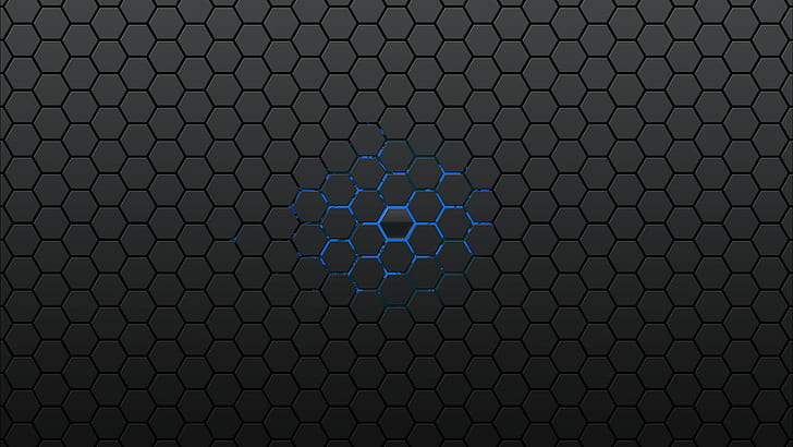 sistema operativo Android minimalismo astratto a nido d'ape, Sfondo HD