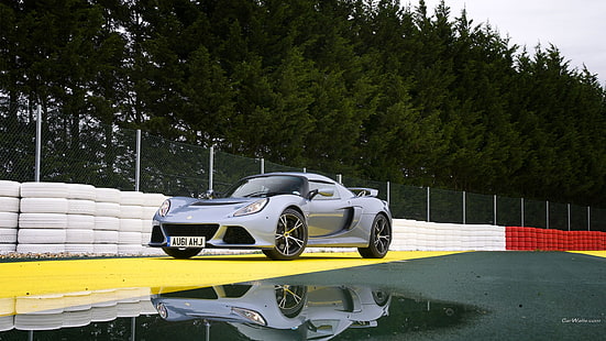 Lotus Exige, Lotus, srebrne samochody, samochód, pojazd, Tapety HD HD wallpaper