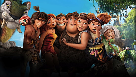 1croods, adventure, animation, comedy, croods, family, fantasy, the, HD wallpaper HD wallpaper