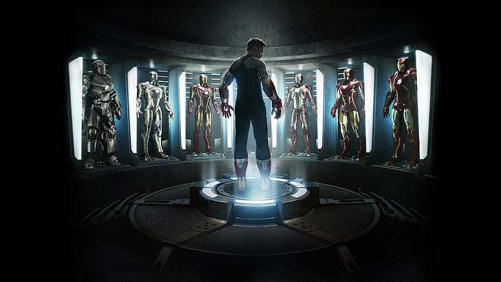 Iron Man, Iron Man 3, Robert Downey Jr., Tony Stark, HD-Hintergrundbild