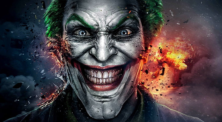 Ketidakadilan God Among Us Joker Face, DC Poster Joker, Game, Game Lainnya, Wallpaper HD