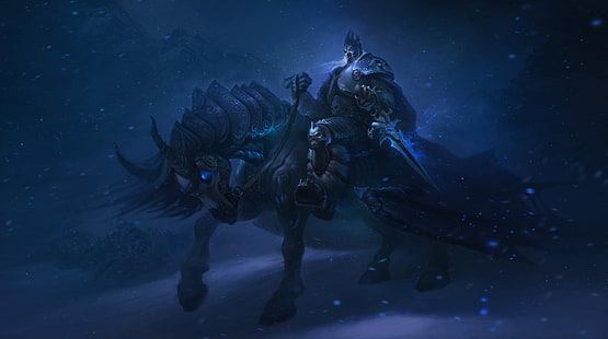 خلفية رقمية ذات طابع خيالي ، WoW ، World of Warcraft ، Warcraft ، Arthas ، Arthas Menethil ، King of the Fallaeron Fallaeron، خلفية HD HD wallpaper
