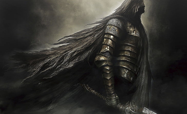 Dark Souls II Scholar of the First Sin HD Wallpaper, วอลล์เปเปอร์ดิจิทัลตัวละครชาย, เกม, เกมอื่น ๆ, วอลล์เปเปอร์ HD