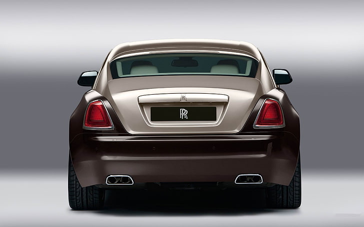 2014 Rolls-Royce Wraith Auto HD Desktop Wallpaper .., gold car, HD wallpaper