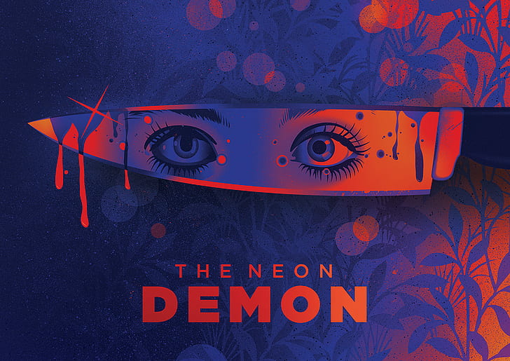 filmy, The Neon Demon, Elle Fanning, nóż, Tapety HD