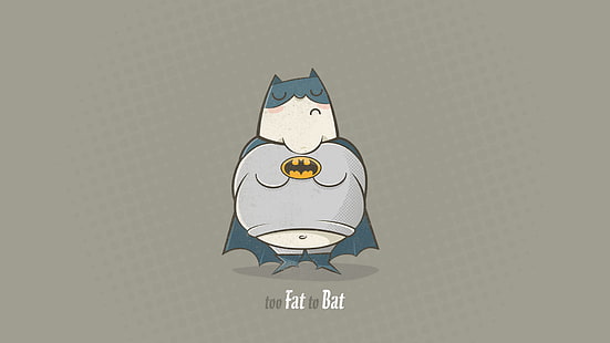 Ilustração do Batman com sobreposição de texto, Batman, 1920 x 1080, muito gordo para morcego, HD papel de parede HD wallpaper