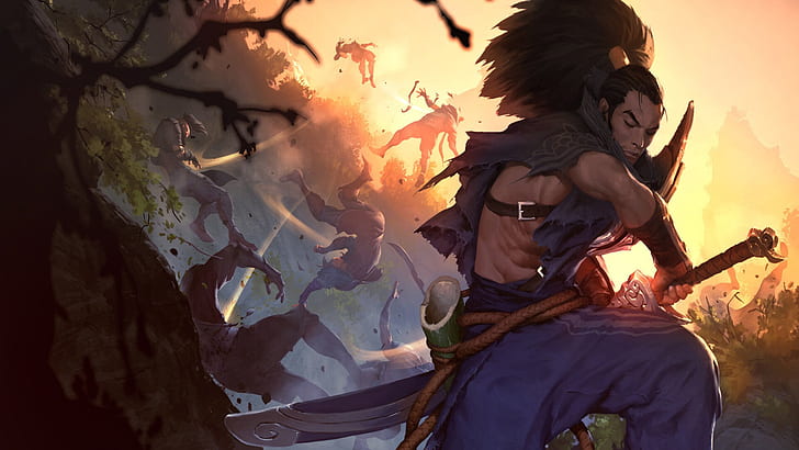 Legenden von Runeterra, Yasuo (League of Legends), HD-Hintergrundbild