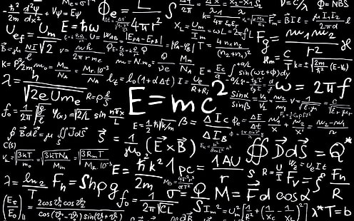 Persamaan matematika, Albert Einstein, sains, pengetahuan, Wallpaper HD HD wallpaper