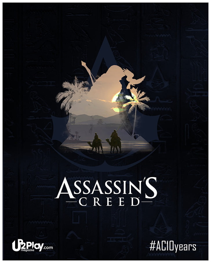 Assassin's Creed, Assassin's Creed: Brotherhood, Assassin's Creed: Unity, Assassin's Creed Syndicate, gry wideo, Ultra HD, wydruki cyfrowe, Ubisoft, Ubi30, Windows 10 Anniversary, Tapety HD, tapety na telefon