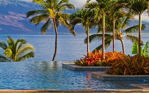 Latar Belakang Four Seasons Wailea Maui Hawaii Desktop 595536, Wallpaper HD HD wallpaper