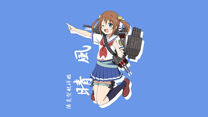 Anime, High School Fleet, Akeno Misaki, Haifuri, HD wallpaper