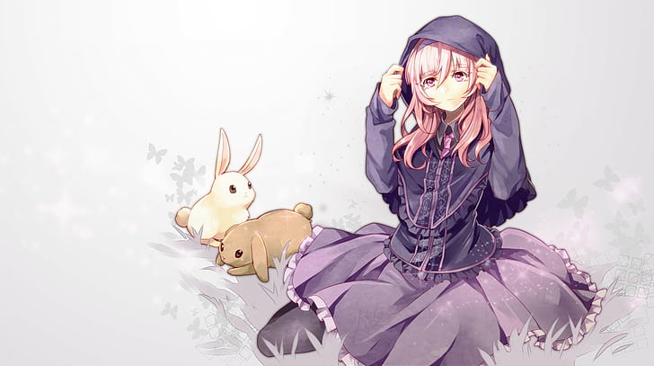 2000x1119 px Anime Girls rabbits Anime Hellsing HD Art , Anime Girls, Rabbits, 2000x1119 px, HD wallpaper