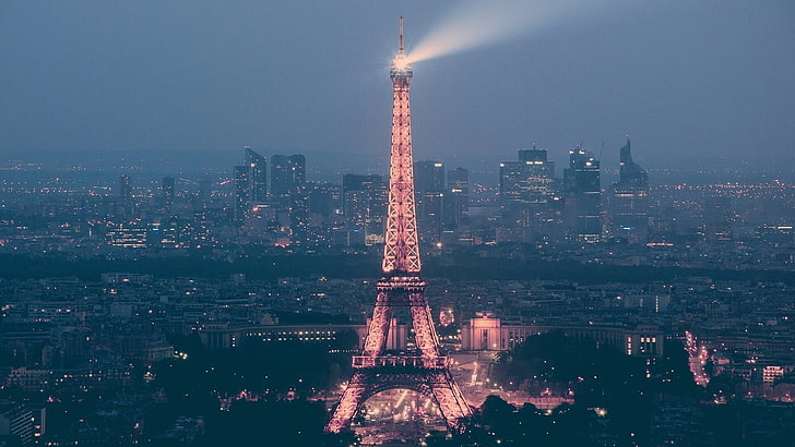 Torre Eiffel, Parigi, Torre Eiffel, paesaggio urbano, Sfondo HD