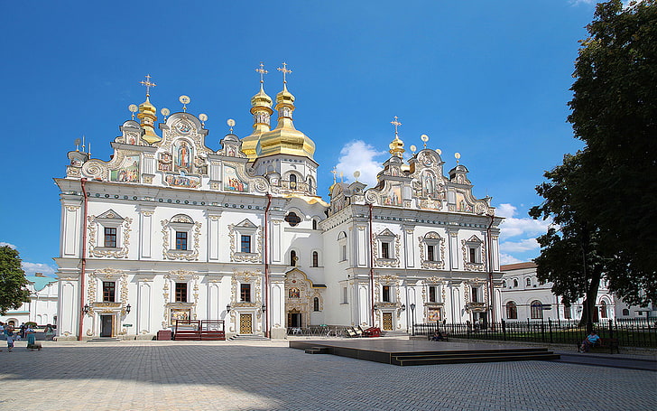 Kiev Pechersk Lavra Manastırı Kiev Ukrayna 94230, HD masaüstü duvar kağıdı