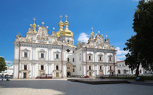 Kijów Pechersk Lavra Monastery Kijów Ukraina 94230, Tapety HD HD wallpaper