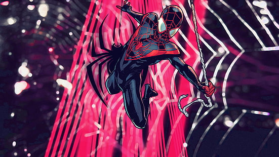 Marvel Comics, Spider-Man, Miles Morales, HD wallpaper HD wallpaper