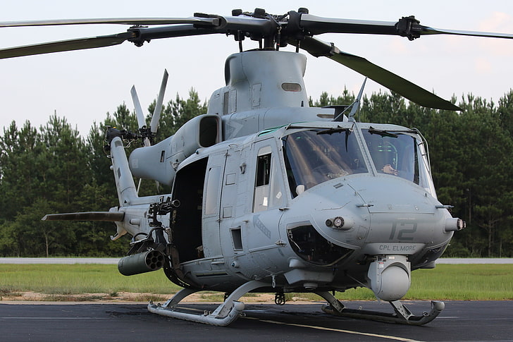 ヘリコプター、多目的、毒液、ベルUH-1Y、 HDデスクトップの壁紙