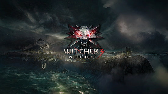 Ведьмак 3, Дикая охота, Логотип, HD обои HD wallpaper