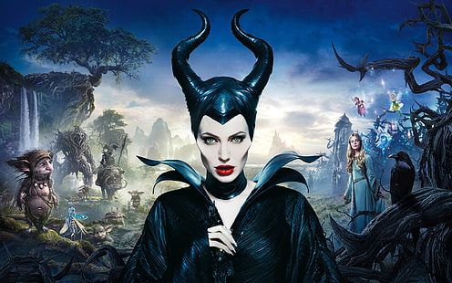 Angelina Jolie, Maleficent, Angelina, Jolie, Maleficent, Wallpaper HD HD wallpaper