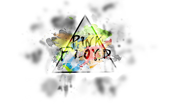 Pink Floyd, โลโก้ Pink Floyd, Aero, ขาว, ชมพู, Floyd, วอลล์เปเปอร์ HD