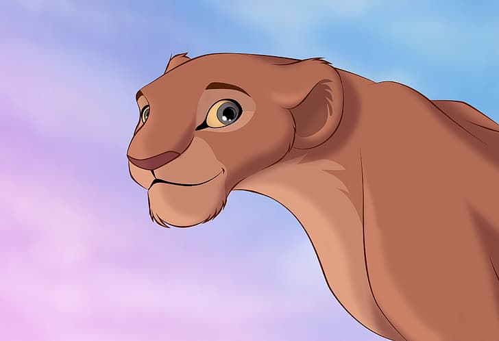 figura, Leo, dibujos animados, leona, El Rey León, Nala, Fondo de pantalla HD