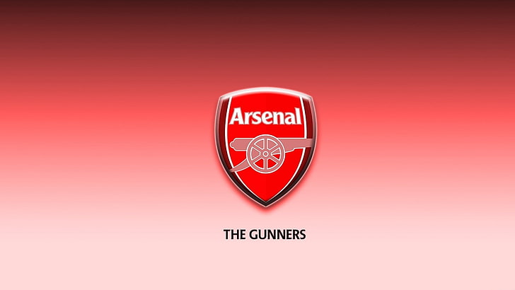 Arsenale, logo, sfondo semplice, sport, Sfondo HD