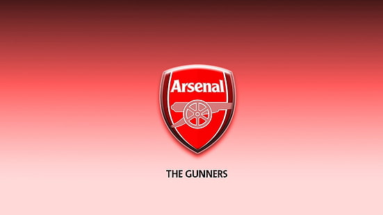 Arsenal, logotyp, enkel bakgrund, sport, HD tapet HD wallpaper