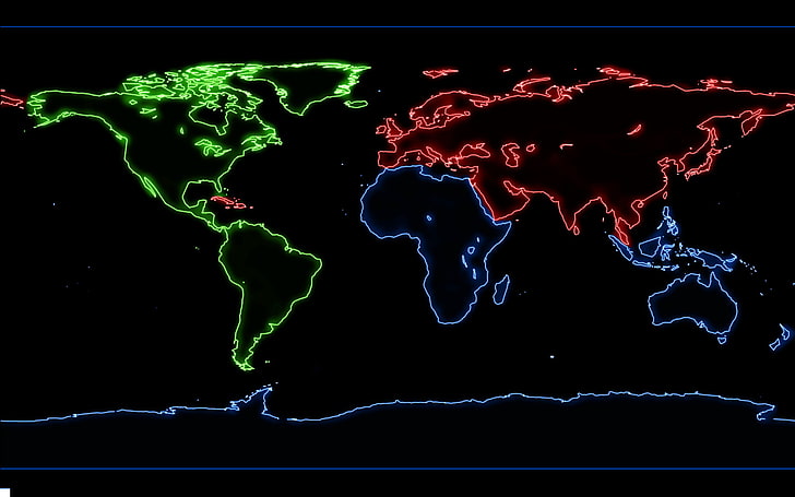 dunia, peta, peta dunia, DefCon, video game, Wallpaper HD