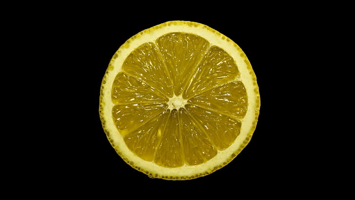 agrumes, agrumes, fruit, fruité, moitié, moitié de citron, juteux, citron, citron, citron vert, macro, pulpe, rafraîchissement, tranche de citron, aigre, acidulé, vitamines, jaune, Fond d'écran HD
