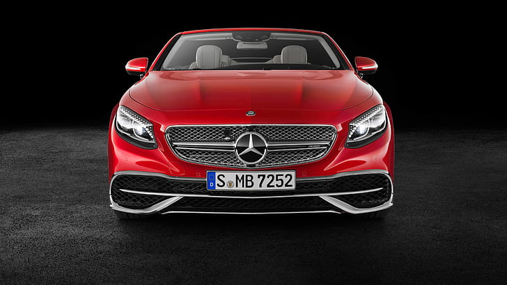 Cabriolet, Maybach, Mercedes, 2017, S650, HD papel de parede