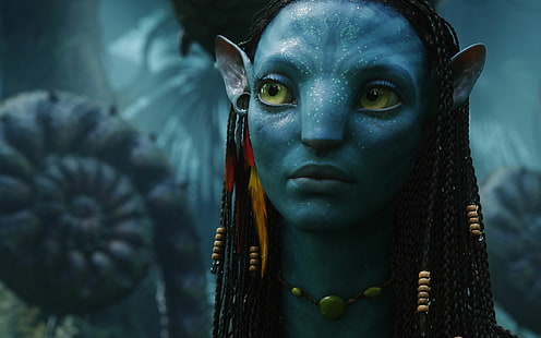 Neytiri Kvinna i Avatar, kvinna, avatar, neytiri, HD tapet HD wallpaper