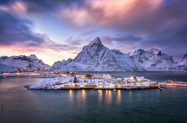 Reine, Norwegen, hd, norwegen, reine, HD-Hintergrundbild