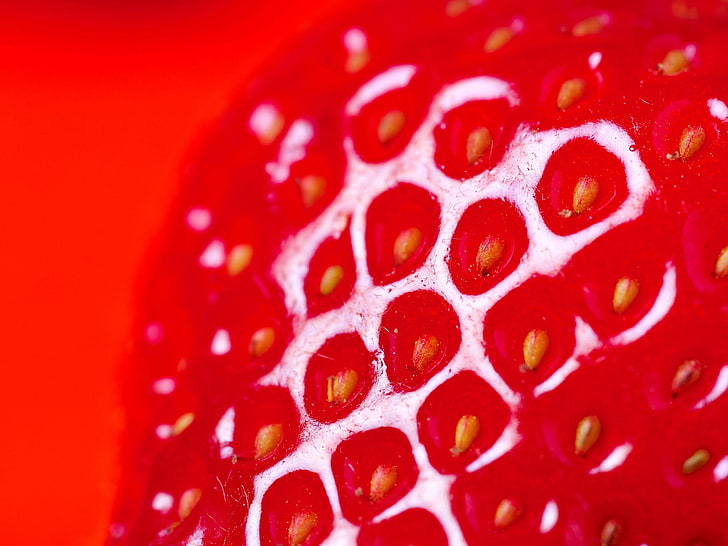 strawberry fruit, strawberry, berry, close-up, HD wallpaper