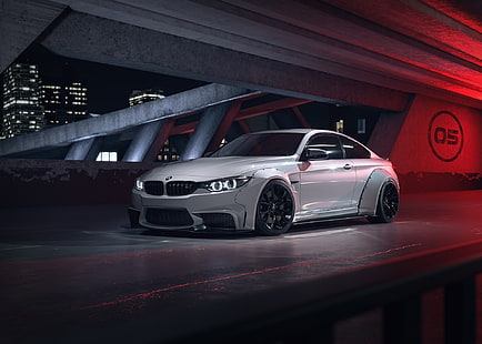 auto, rendern, fahrzeug, BMW M4, BMW, HD-Hintergrundbild HD wallpaper