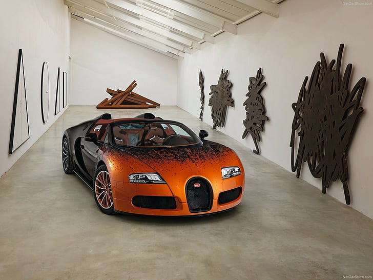Бугатти, Bugatti Veyron, Автомобили, В помещении, Бугатти, Bugatti Veyron, автомобили, в помещении, HD обои