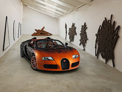 coche, Bugatti, Bugatti Veyron, vehículo, Fondo de pantalla HD HD wallpaper