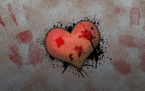 broken Heart, heart, heartbreak, love, HD wallpaper HD wallpaper